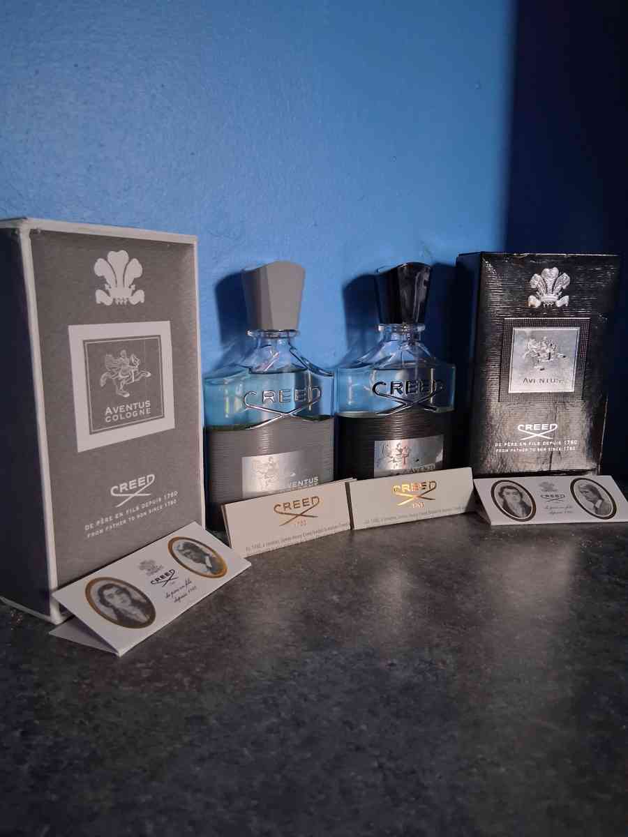 Creed Aventus Black bottle and Creed Aventus Cologne Grey - Los Angeles, California - FleaMarketBay
