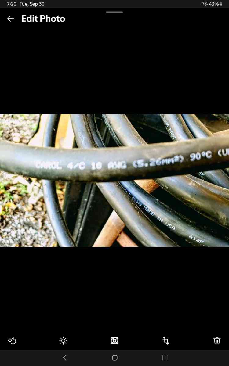 Carol C4 10awg 300volt Electrical Cable 55ft - Easton, Pennsylvania - FleaMarketBay
