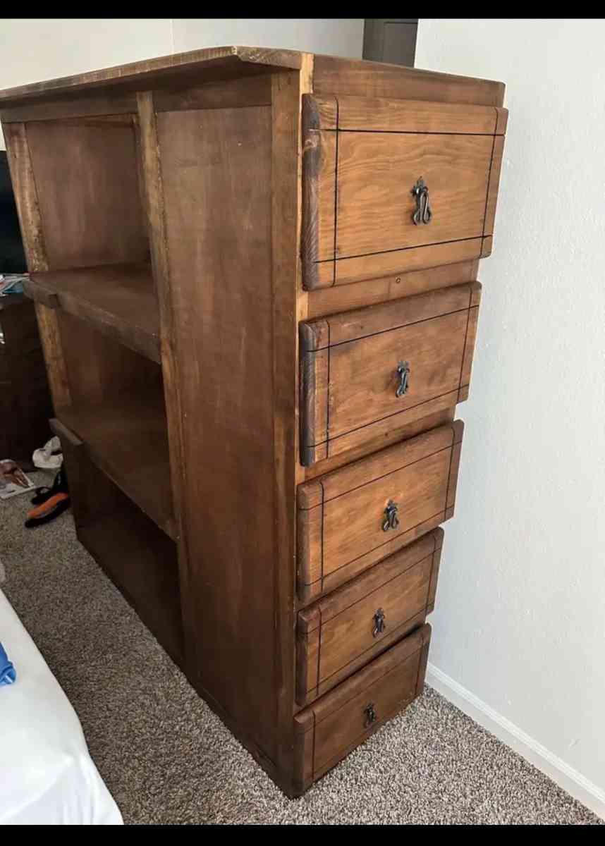 Desk shelves and drawers wood furniture