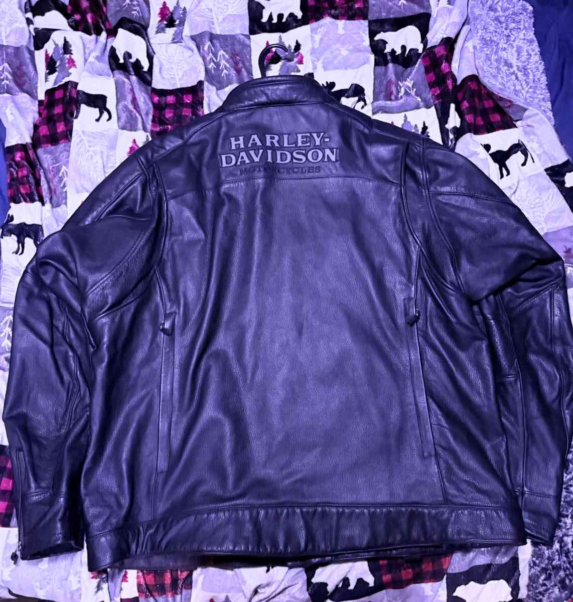 Harley Davidson leather riding jacket