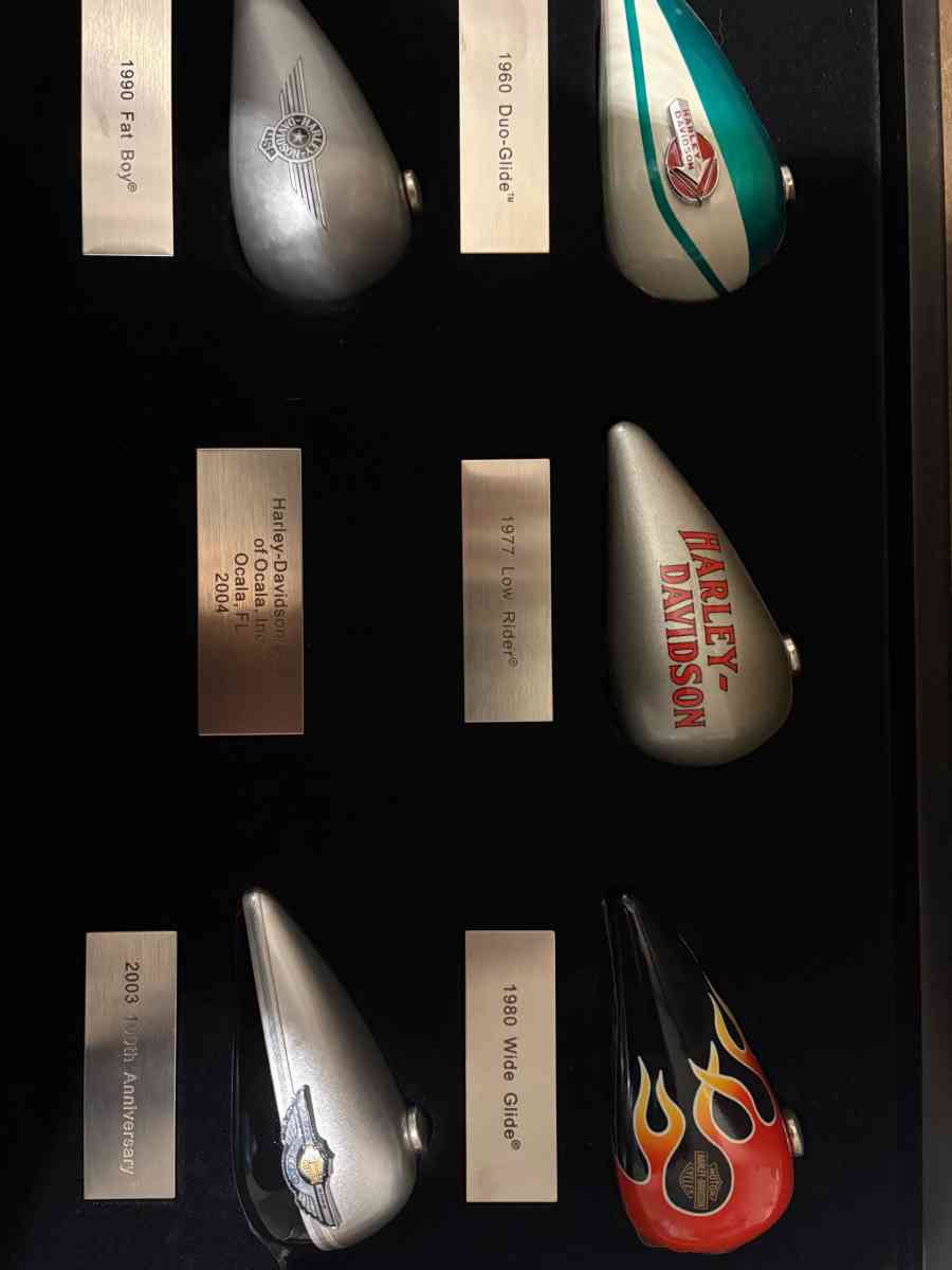 Harley Davidson Collectible Mini Gas Tank Set - Barberville, Florida - FleaMarketBay