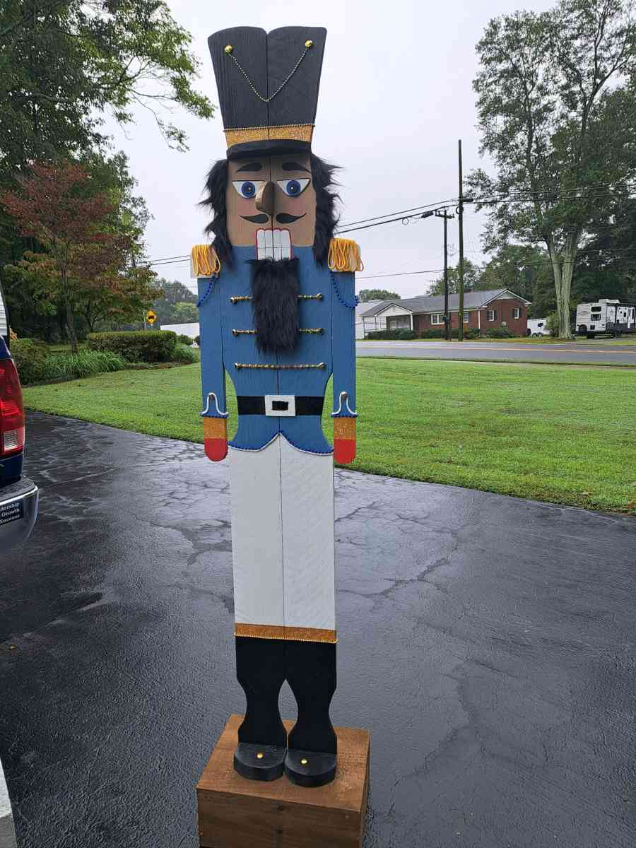 handmade Christmas nutcrackers