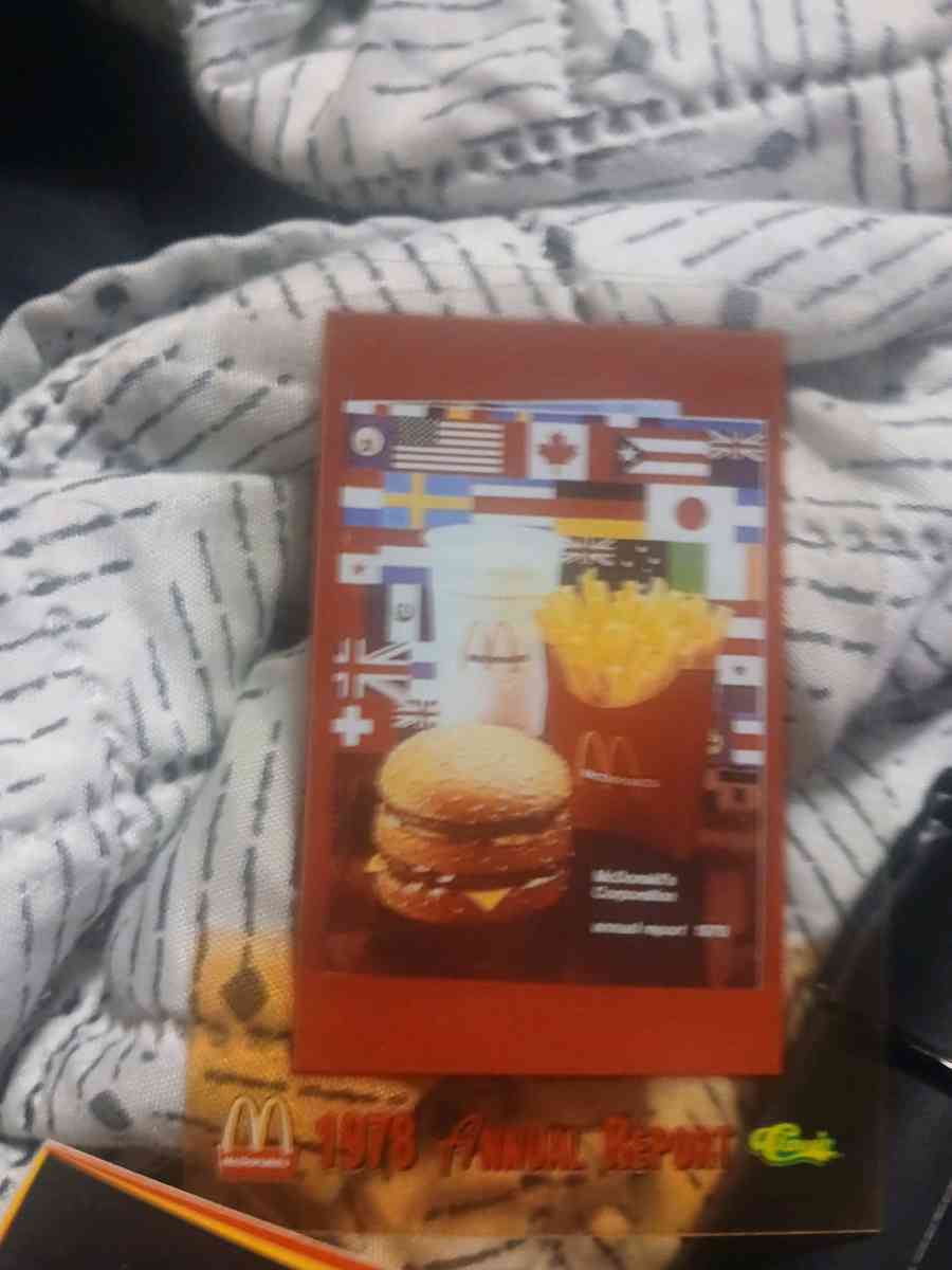 McDonalds cards
