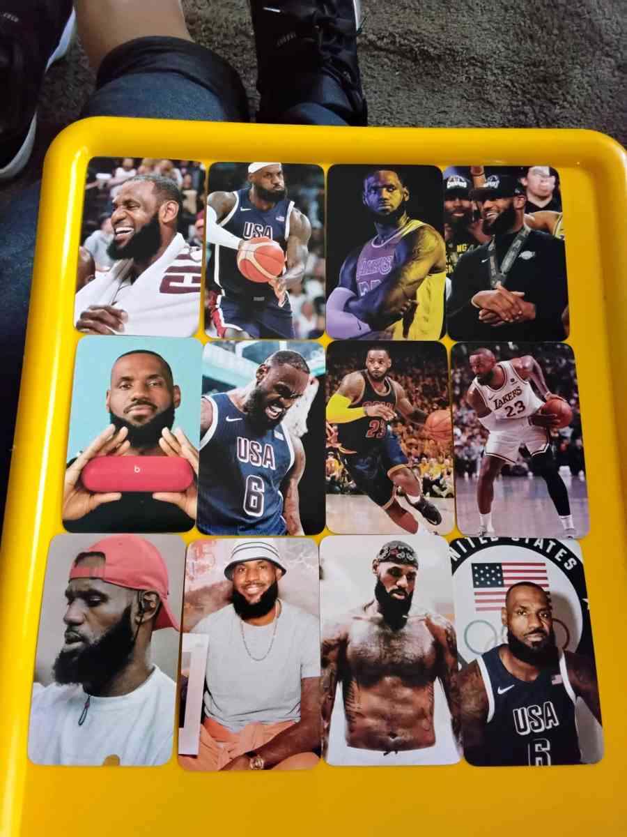 LEBRON JAMES LOMO PICTURE BASKETBALL CARDS LOT 60