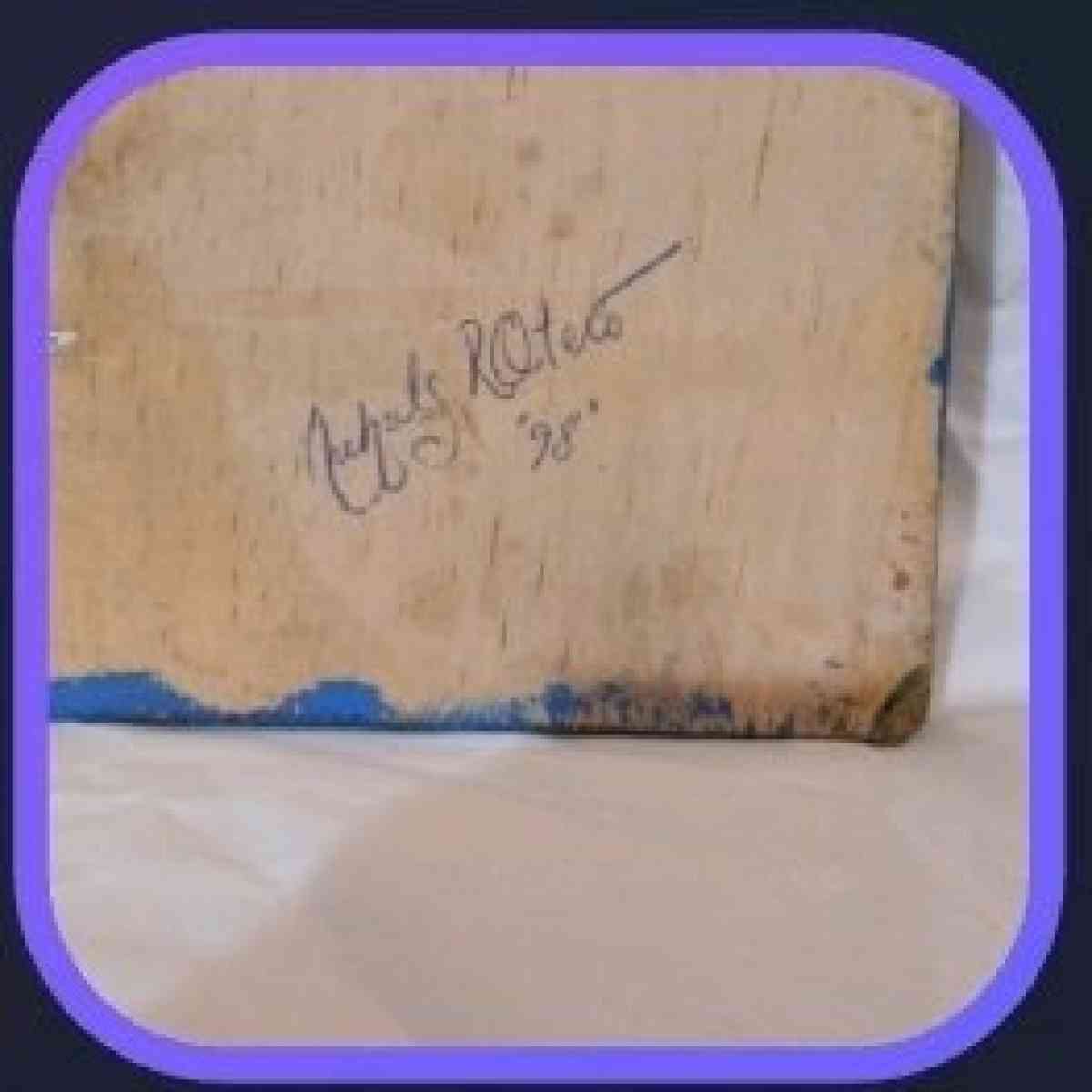 painting folk art wood hand painted