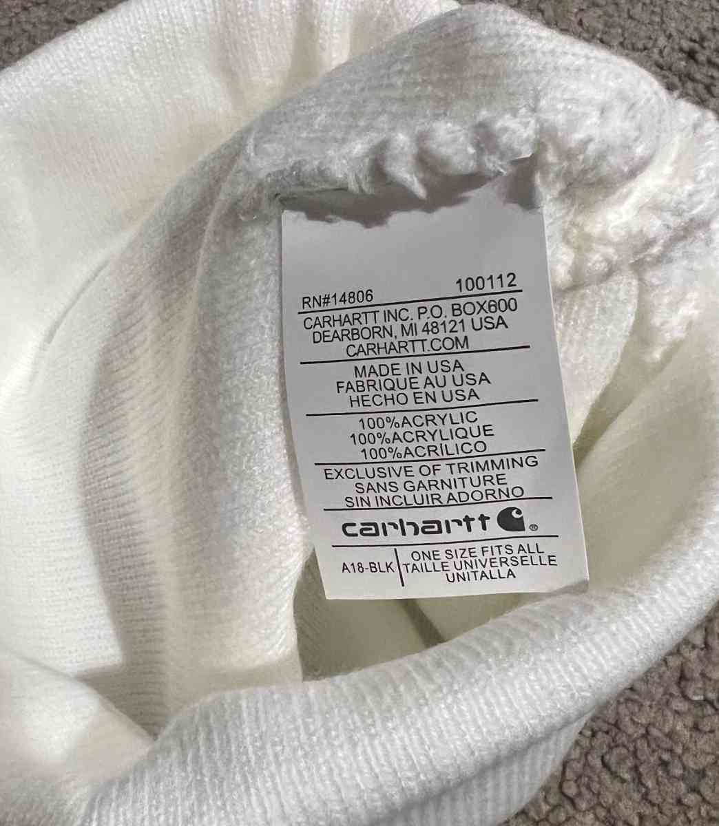 Carhartt Acrylic Winter Beanie Hat - Albany, New York - FleaMarketBay