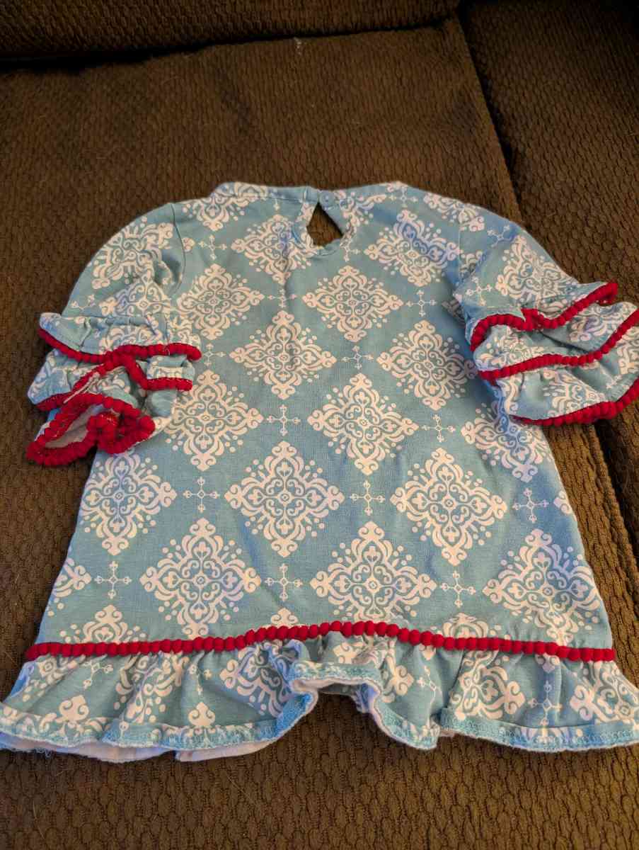 Winter Christmas baby dress
