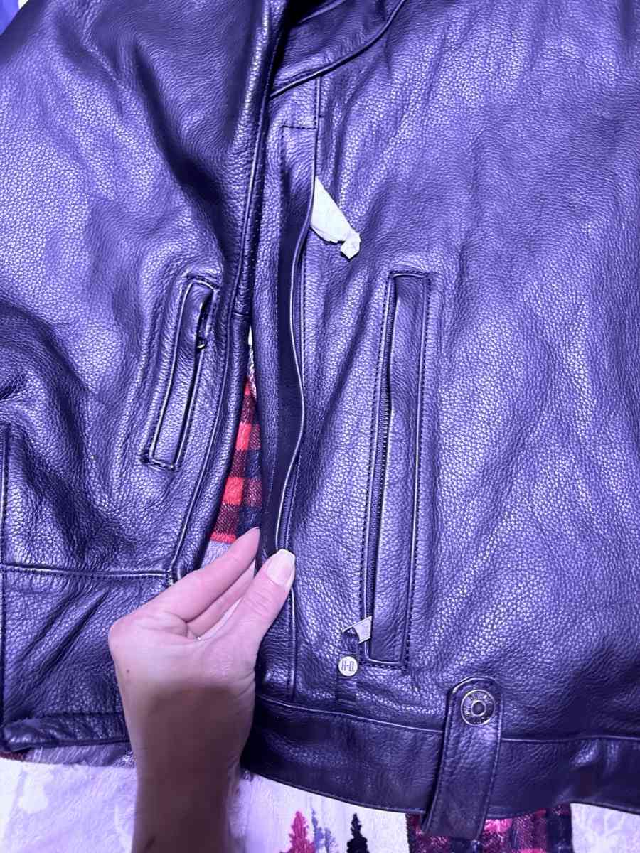 Harley Davidson leather riding jacket