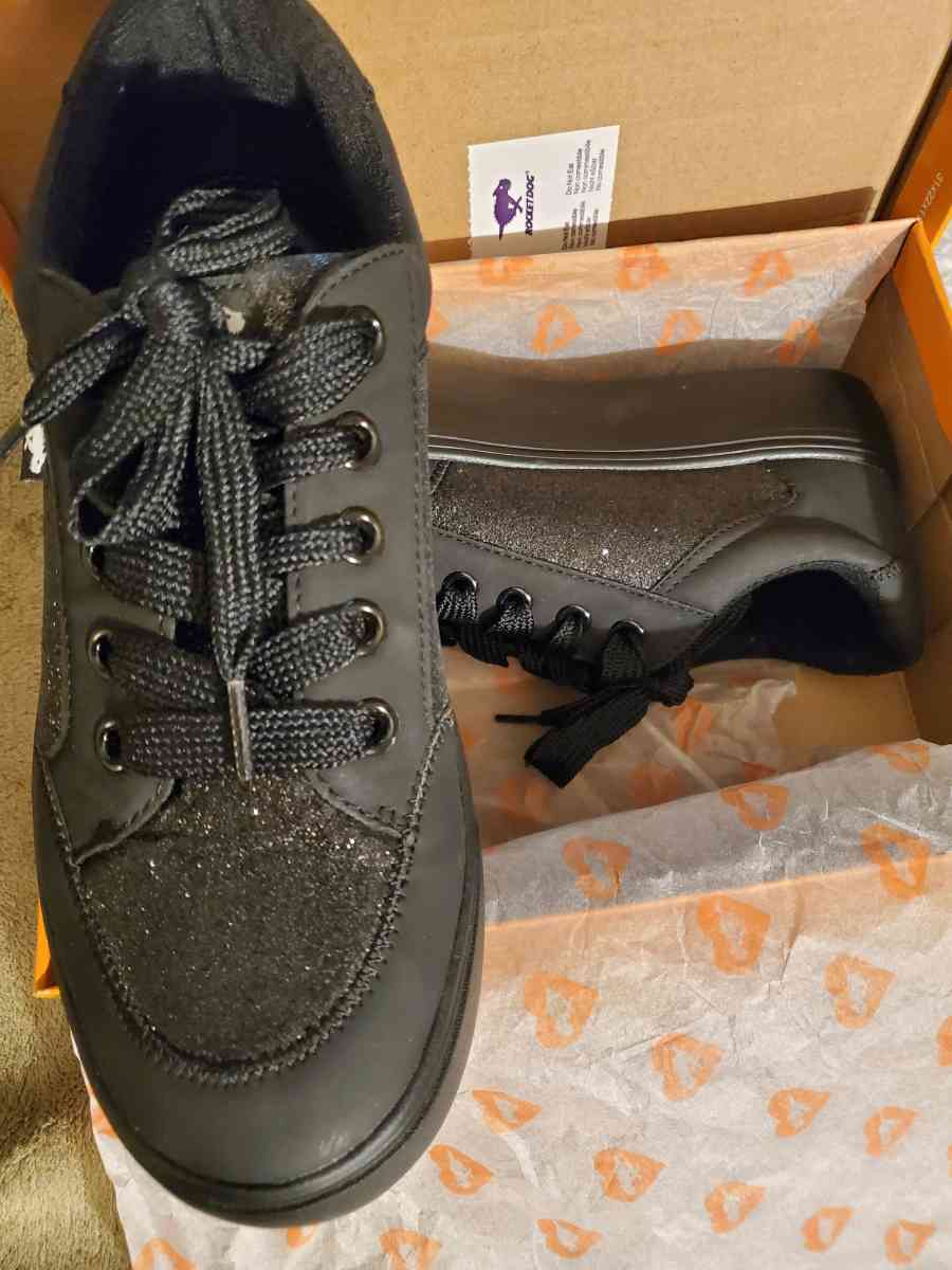 Rocket Dog Flame Glitter Platforms