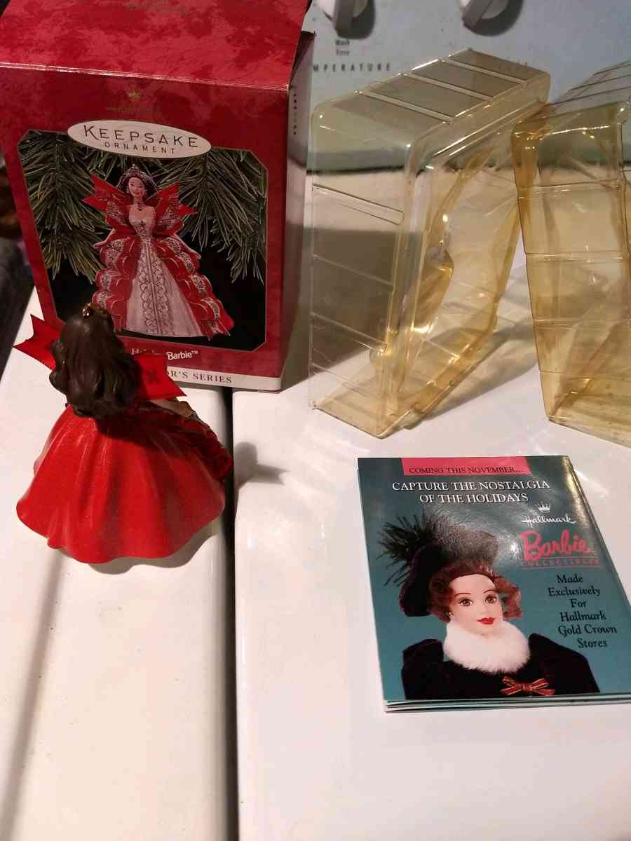 Red and white Barbie ornament - Gary, Indiana - FleaMarketBay