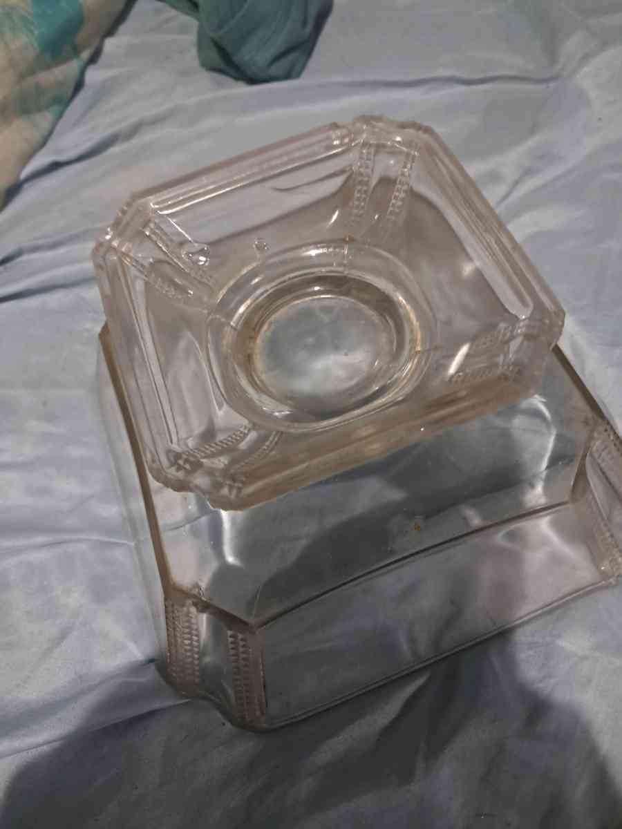 Vintage Glass Fruit Bowl