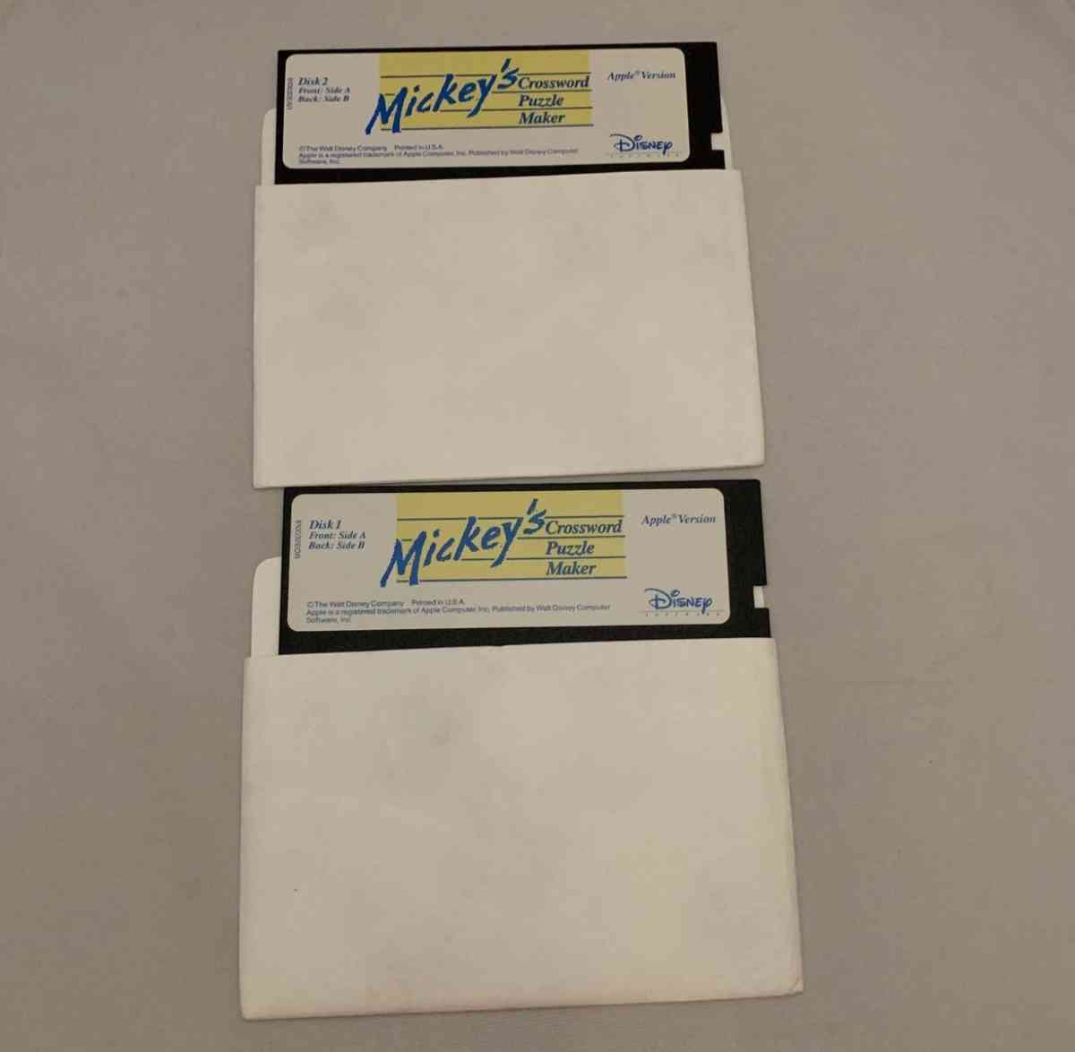 Disney Software Mickeys Crossword Puzzle Maker  User Guide U