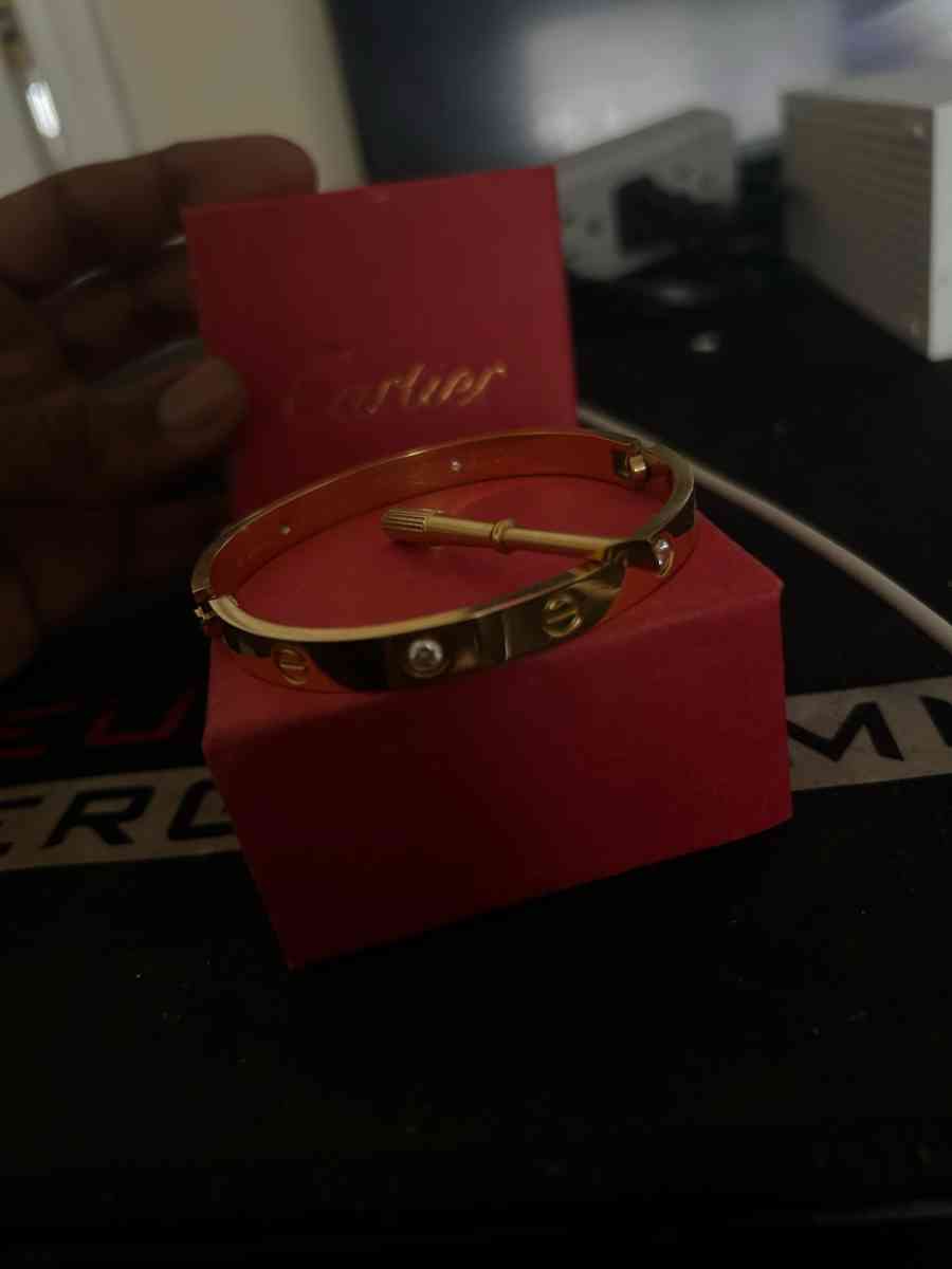 18 carat pure gold Cartier bracelet
