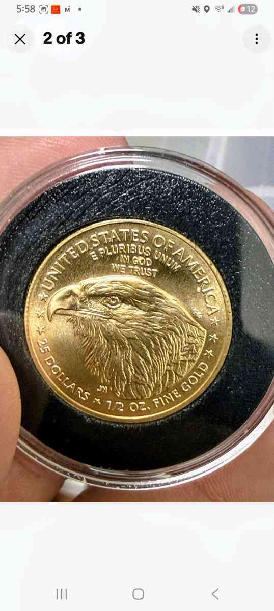 half oz gold coin - Aberdeen, Washington - FleaMarketBay
