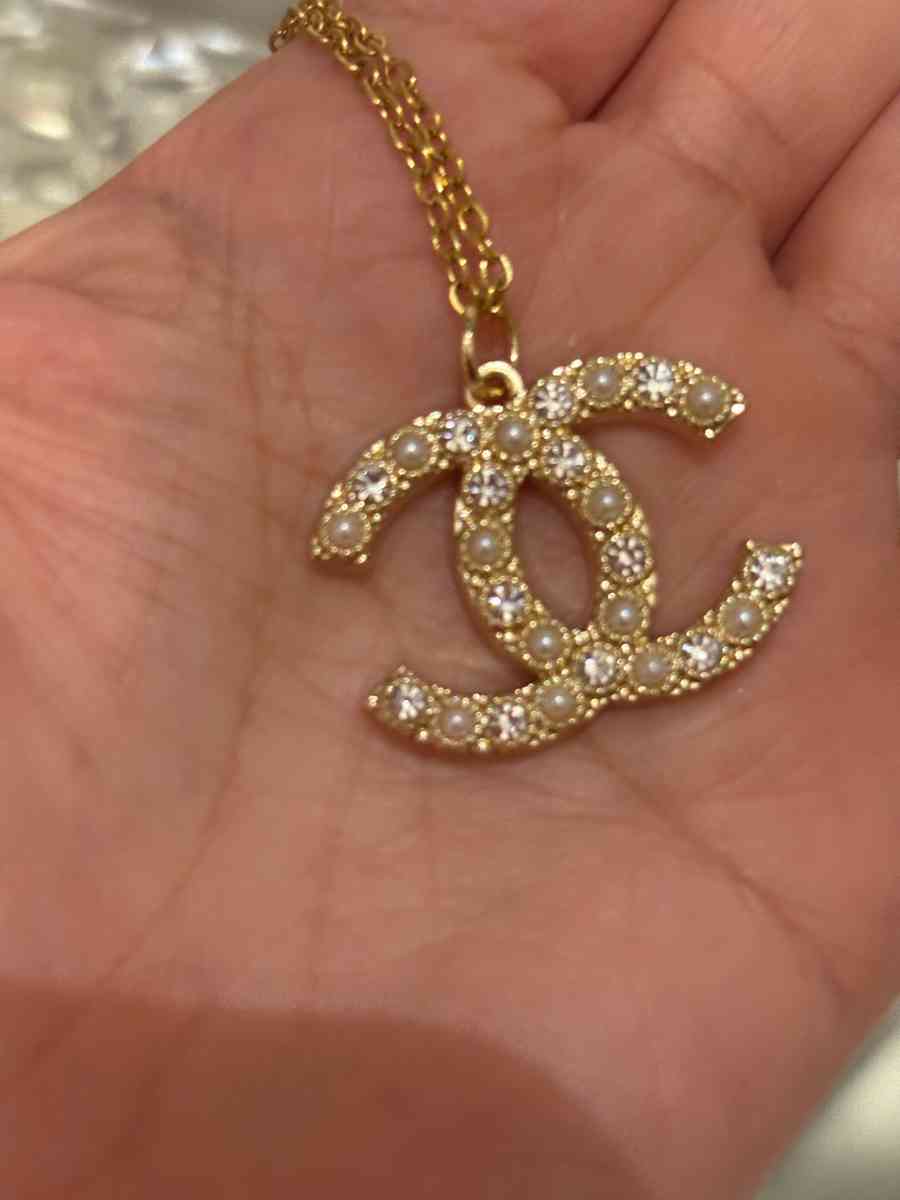 Upcycled CC charm with necklace