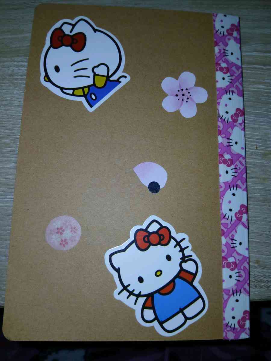 cute sanrio hello kitty decorated notebook