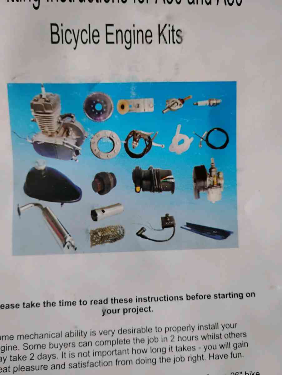 Bicycle Engine Kit - Osage, Oklahoma - FleaMarketBay