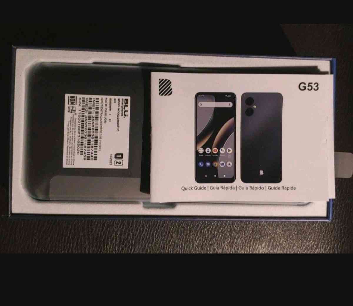 NEW UNLOCKED BLU G53SMARTPHONE G53MEMORY64GBRAM34GBSCREEN 65