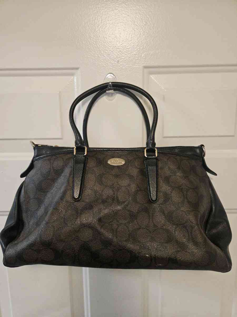 Authentic Coach Morgan Signature Satchel