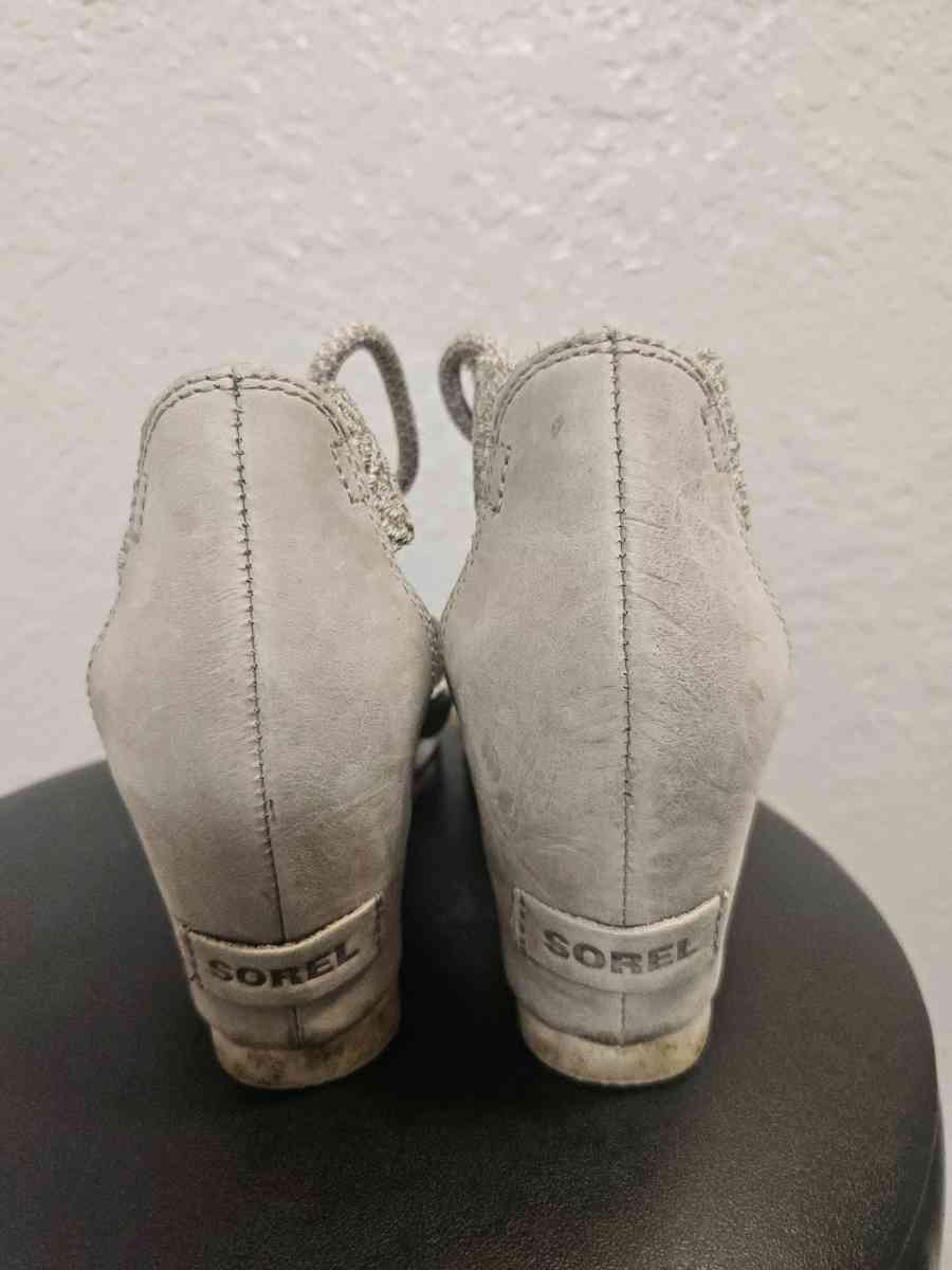 Sorel Joanie Lace Ankle Wedge Sandles