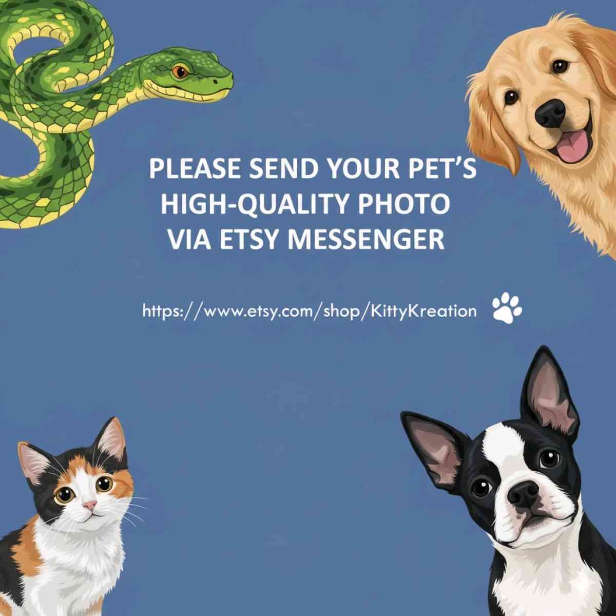 vector pet portraits - Nashville, Tennessee - FleaMarketBay