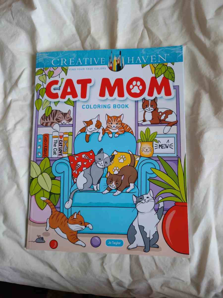 Cat Mom coloring book