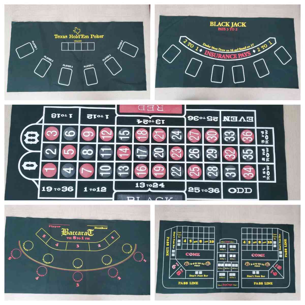 Multi Casino Card Game With Poker 1 Latch Broken