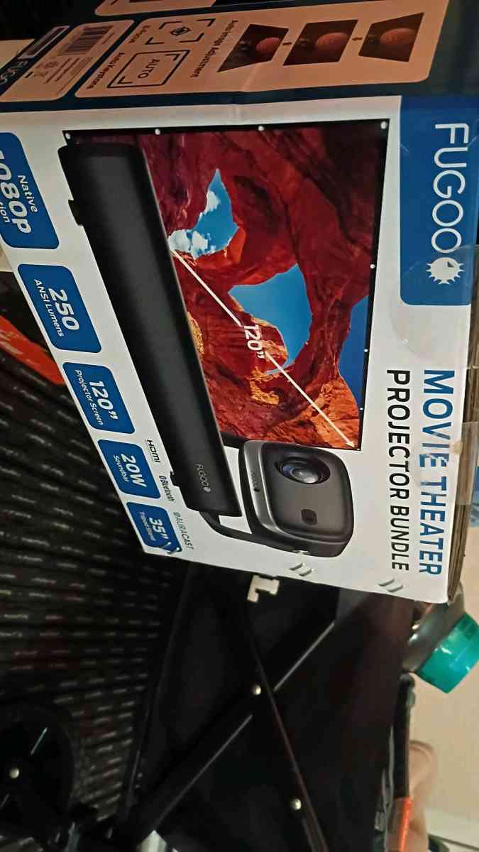 all in one projector package with carrying case