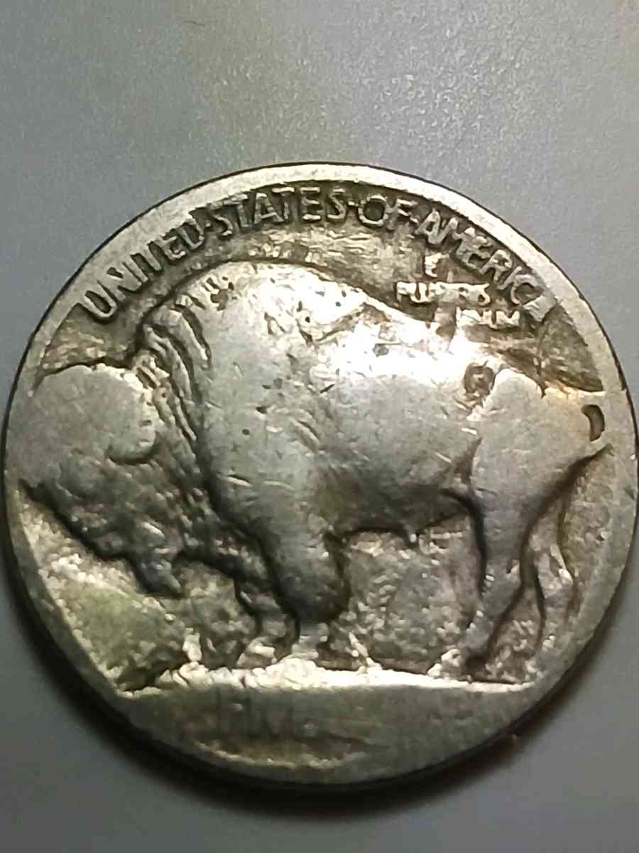 Buffalo Nickel with Die Clash no date - Bakersfield, California - FleaMarketBay