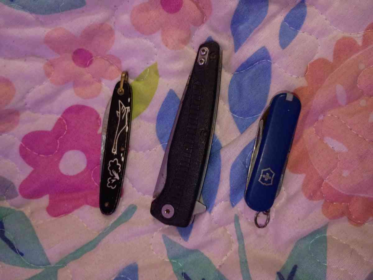 kershaw Victoronix and Chinese pen knife