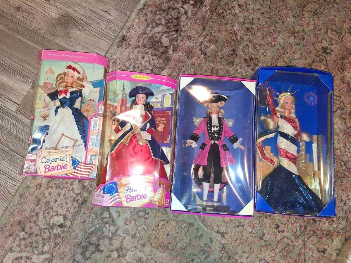 4 barbies from 1994