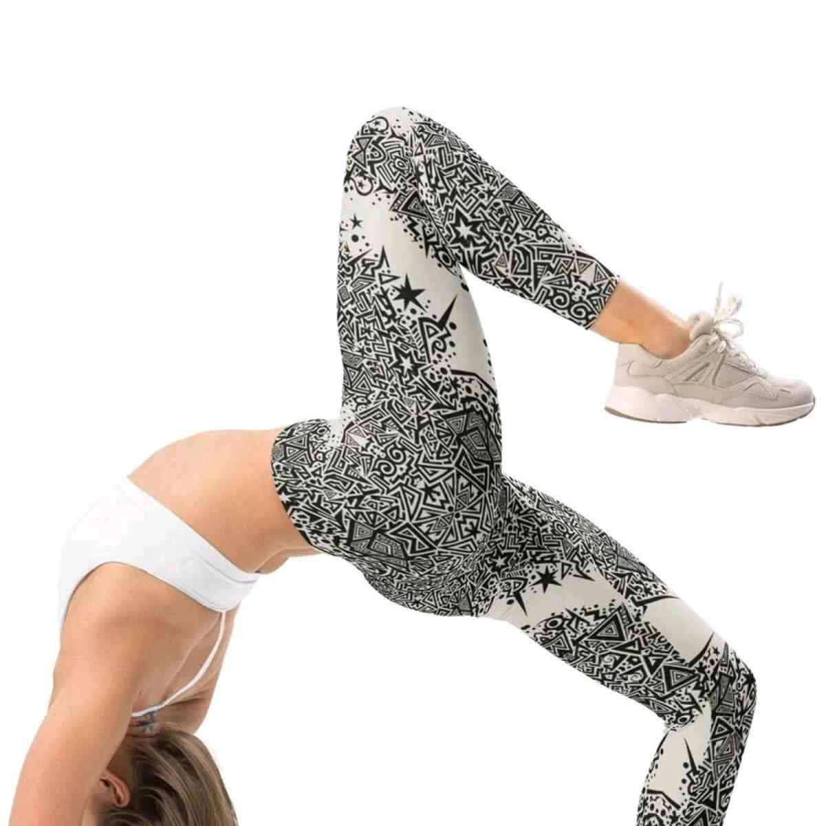 Tribal Asymmetrical Leggings