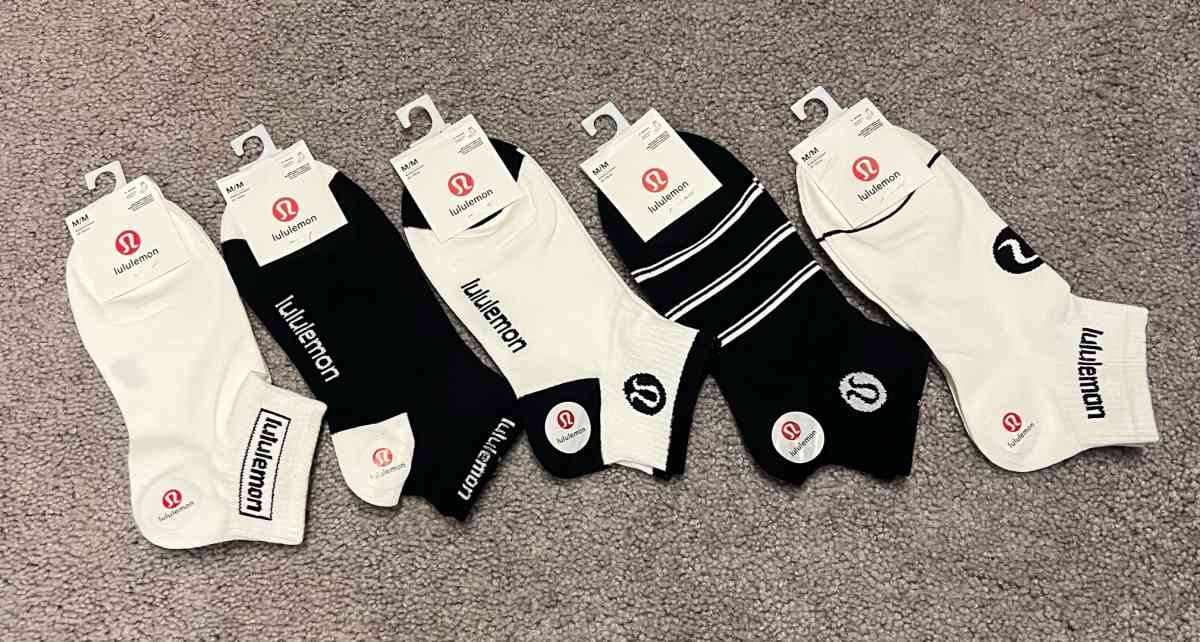 5 Lululemon Ankle Socks Womens Medium - Albany, New York - FleaMarketBay