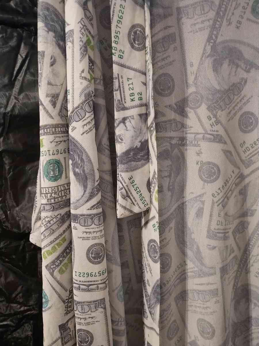 100 Hundred Dollar Bill Bathrobe