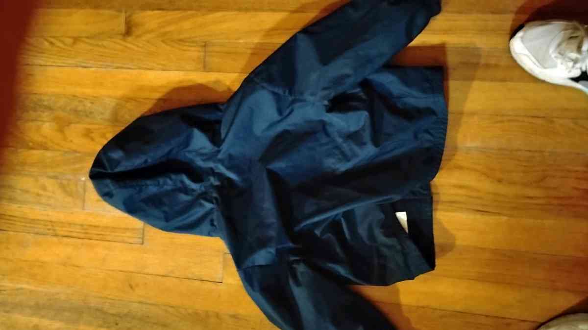 kids unisex dark blue cat and jack windbreaker