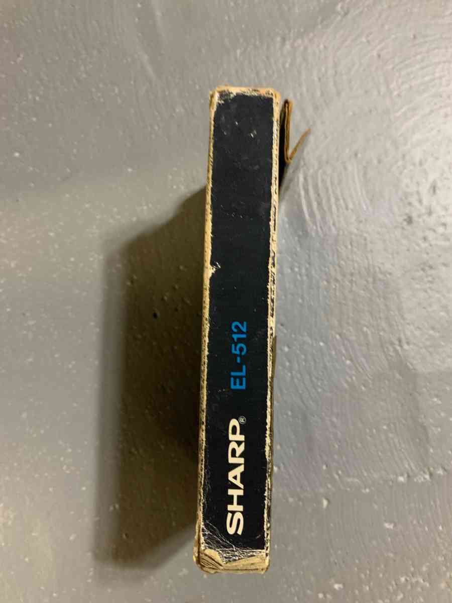 Vintage Open Box Sharp Scientific Calculator EL512