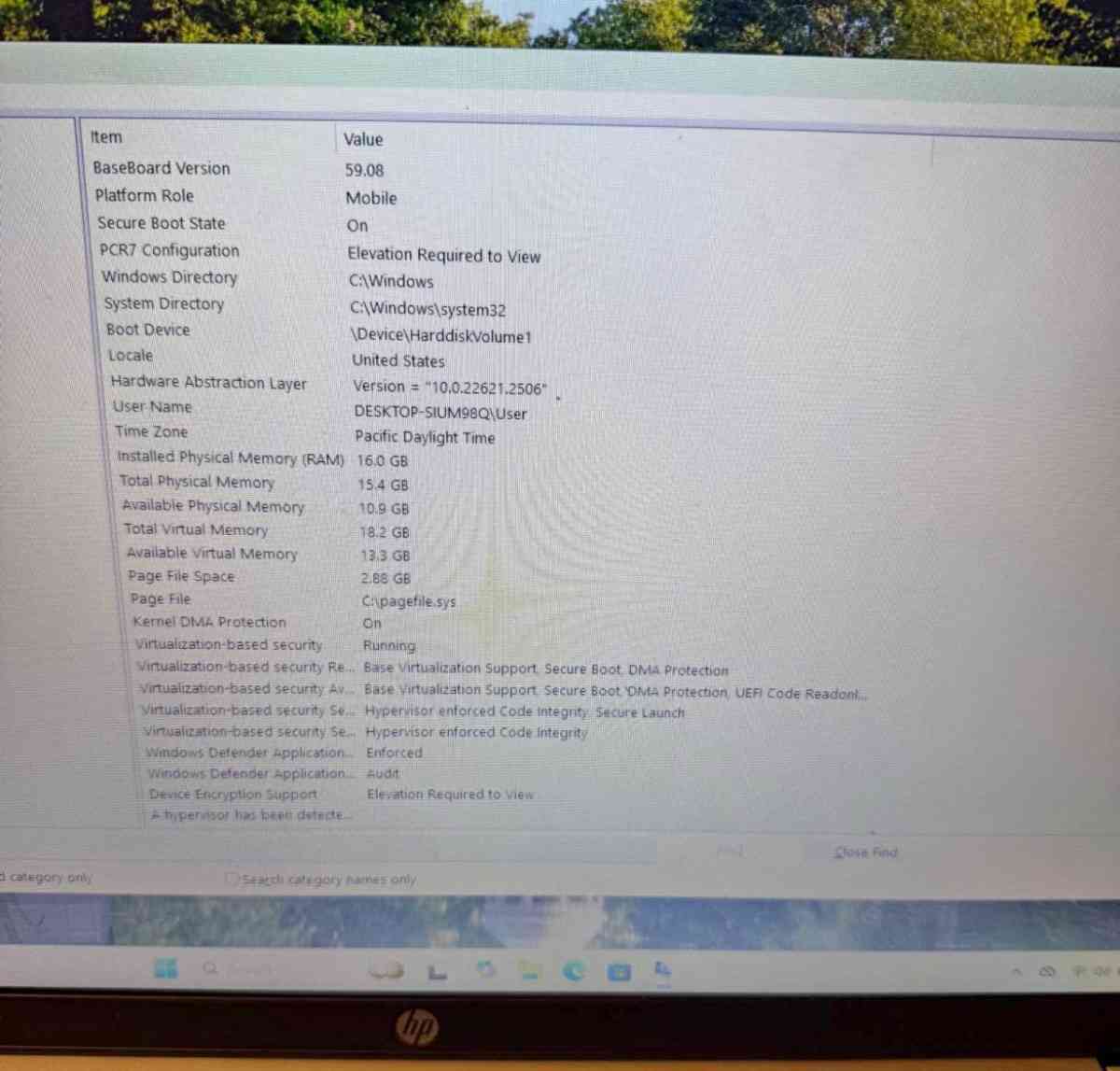 HP Touchscreen Laptop