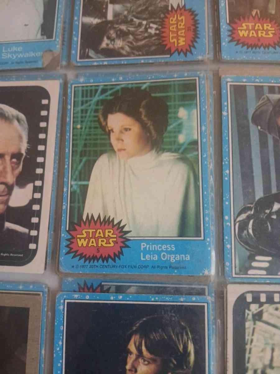 1977 Topps Star Wars trading cards