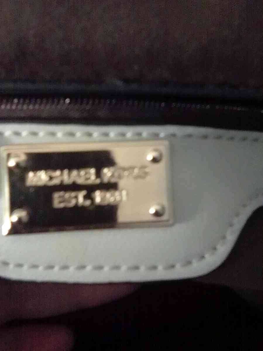 Michael kors light blue bag