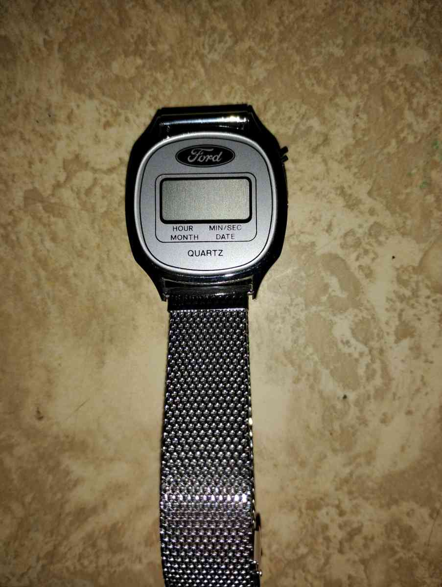 vintage Ford digital watch
