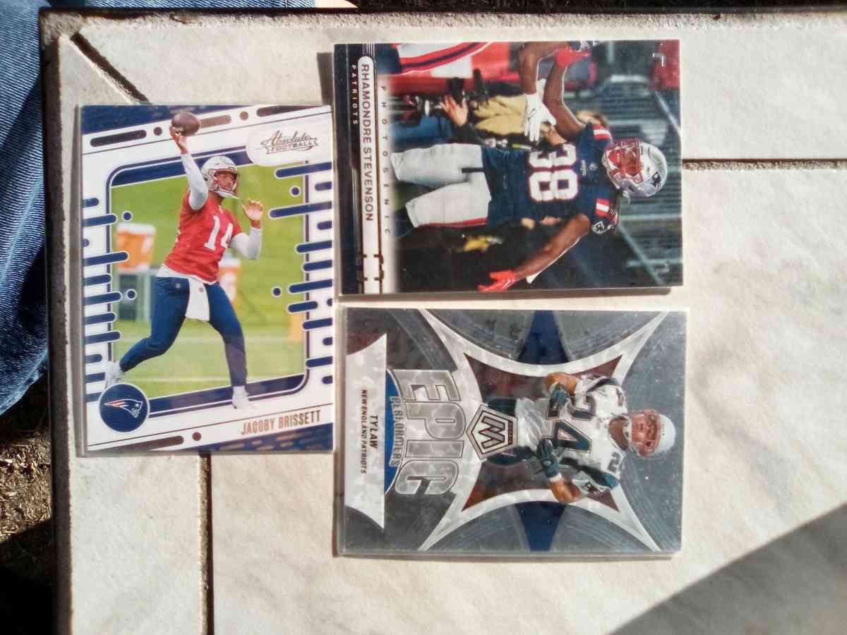 football cards Patriots