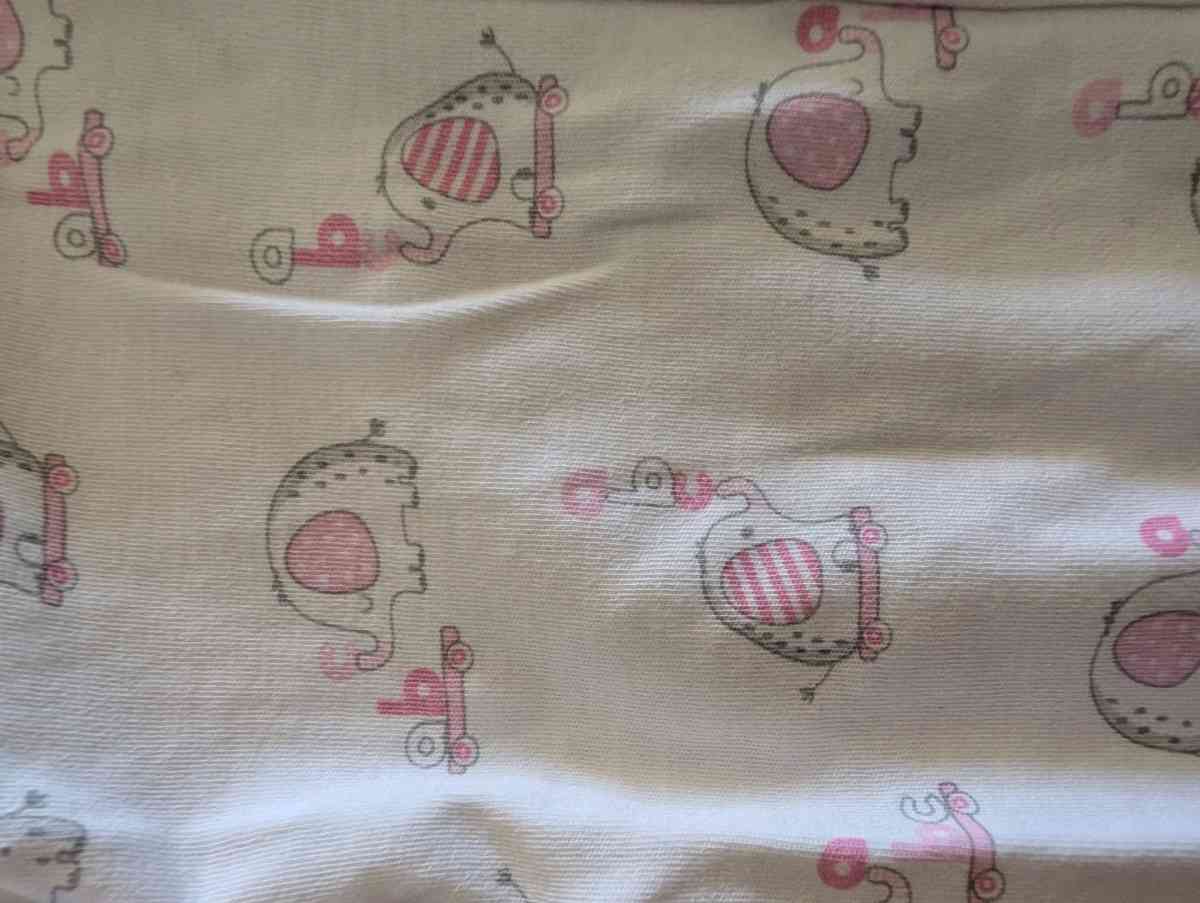 Elephant sleepsuit with feet