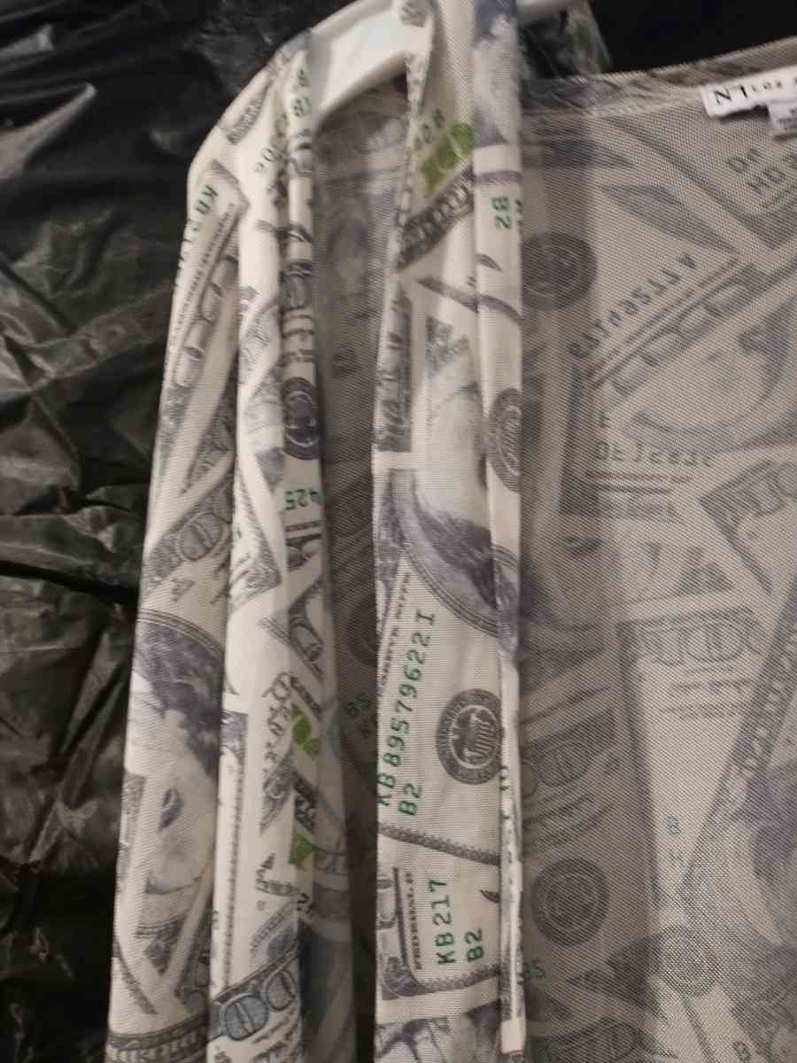 100 Hundred Dollar Bill Bathrobe