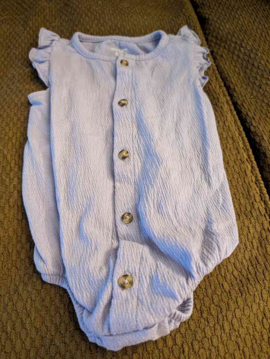 Baby purple onesie