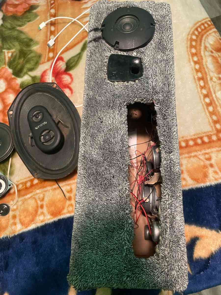 homemade big bass and loud speaker