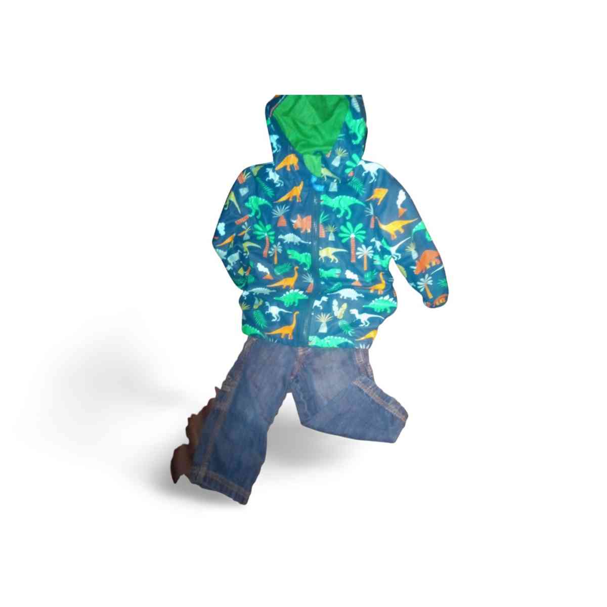 Stephen Joseph Dinosaur Raincoat Size 2 T