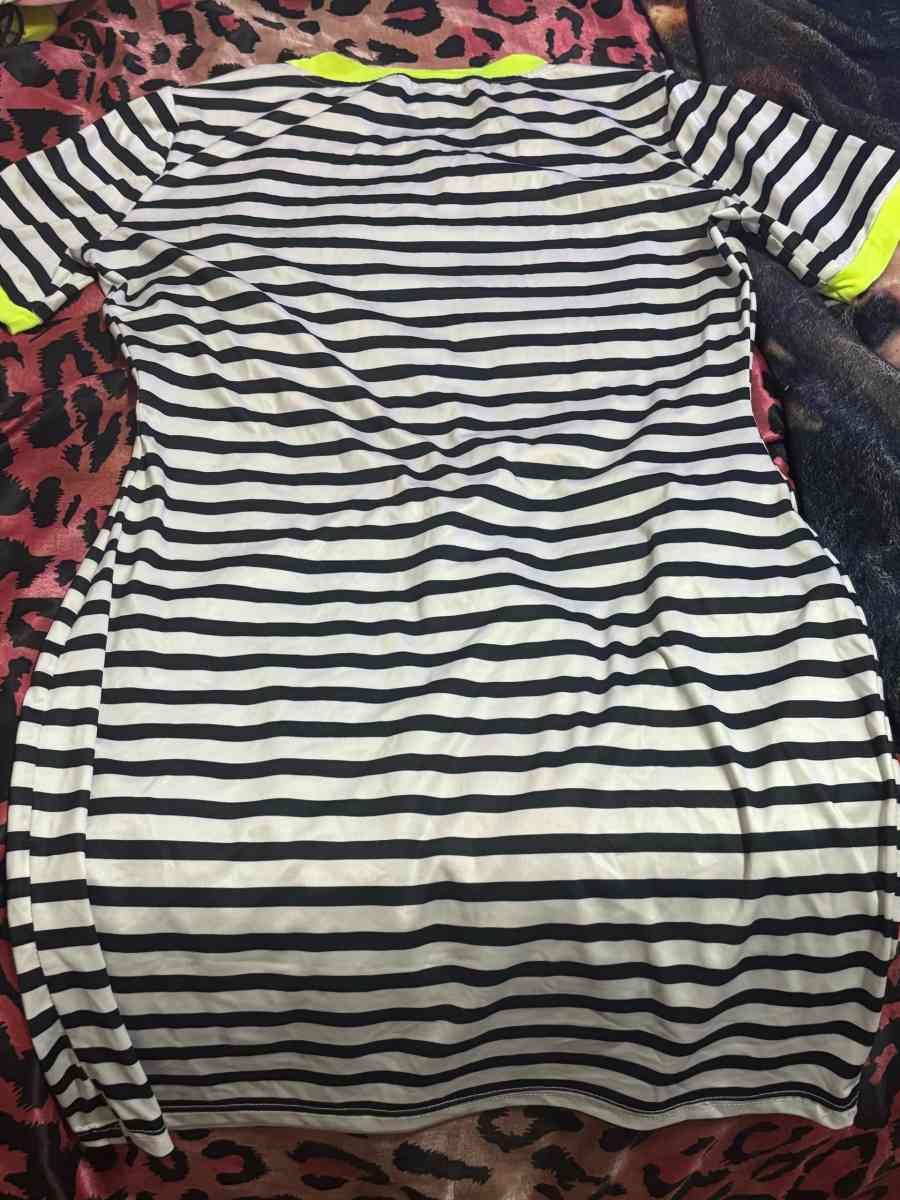 striped green mini dress - Baltimore, Maryland - FleaMarketBay