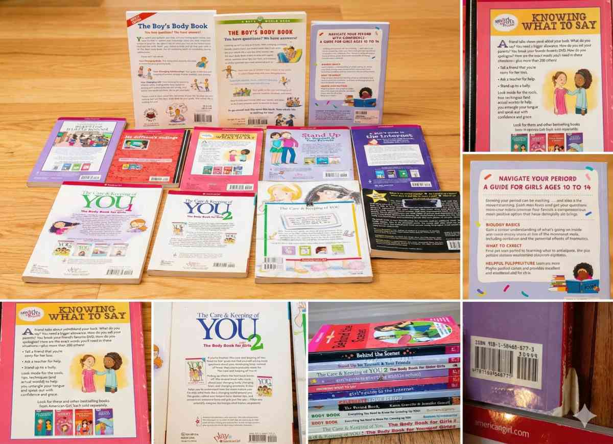 Middle School  Puberty Book Bundle American Girl  More