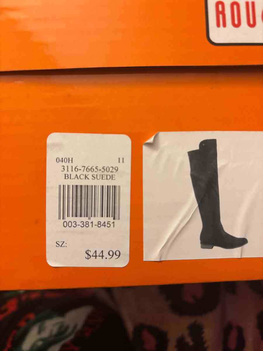 black high knee boots - Baltimore, Maryland - FleaMarketBay