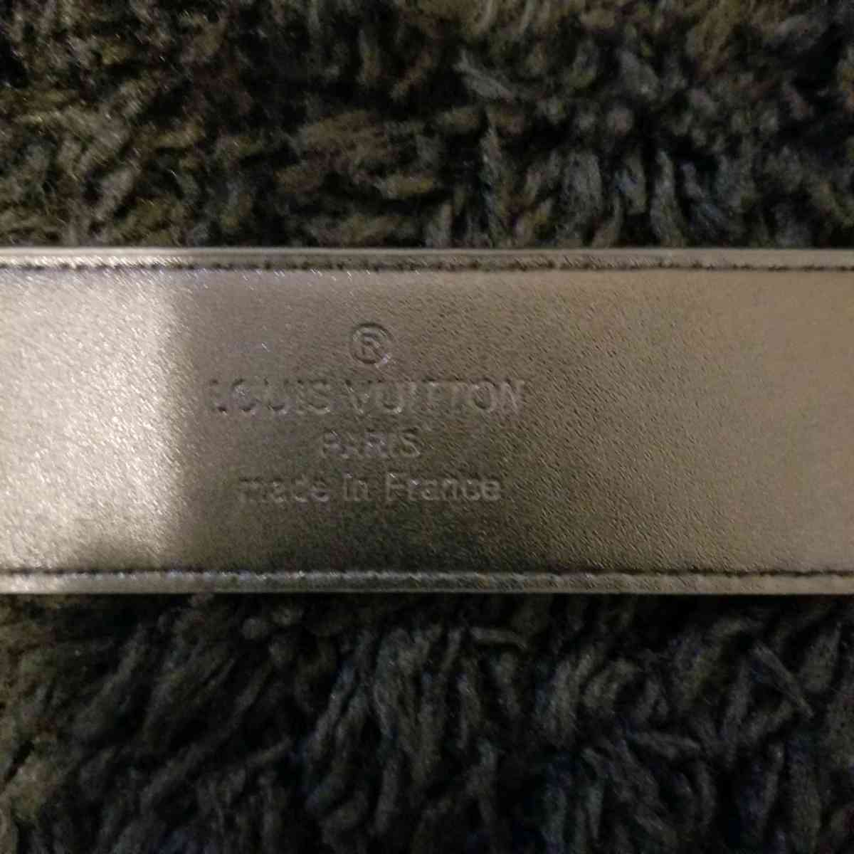 LV Designer Belt Black Checker